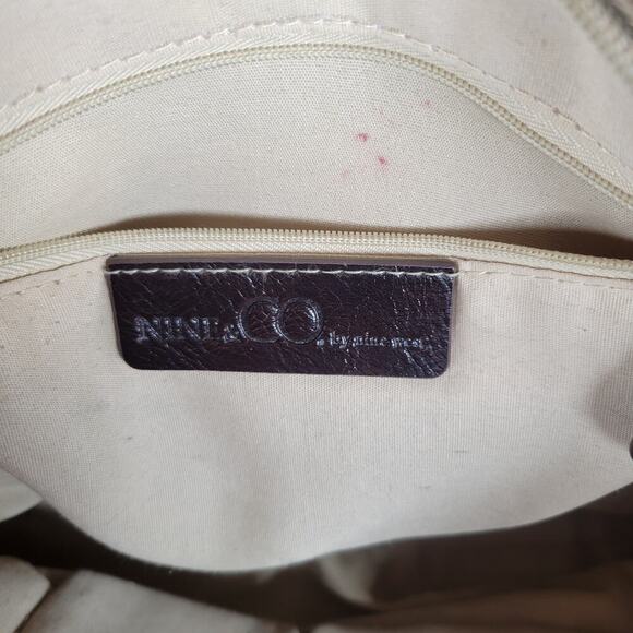 Nine & Co. Nine West Casual Patterned Shoulder Bag with Brown Trim - Picture 8 of 12